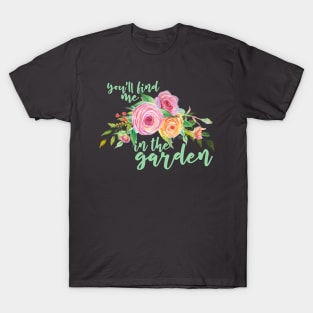 Garden Lovers Floral Painted Art T-Shirt